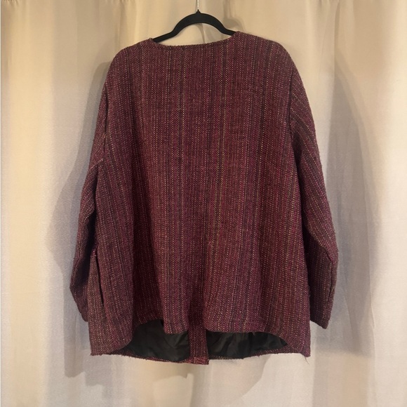 NWT White Sag Colorful Button-Up Jacket - Picture 2 of 5